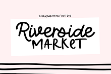 Riverside Market | Script Font Duo