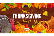 Happy Thanksgiving Day, a Seasonal Illustration by Seavector Studio (Thumbnail 3 of 3)