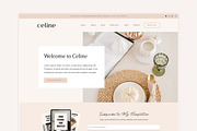Celine WordPress Kadence Child Theme, a WordPress Template by Sky and Stars (Thumbnail 1 of 7)