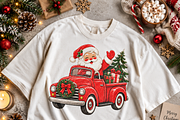 Vintage Santa PNG Designs 6pics, a Decorative Illustration by ElDesignState (Thumbnail 7 of 8)