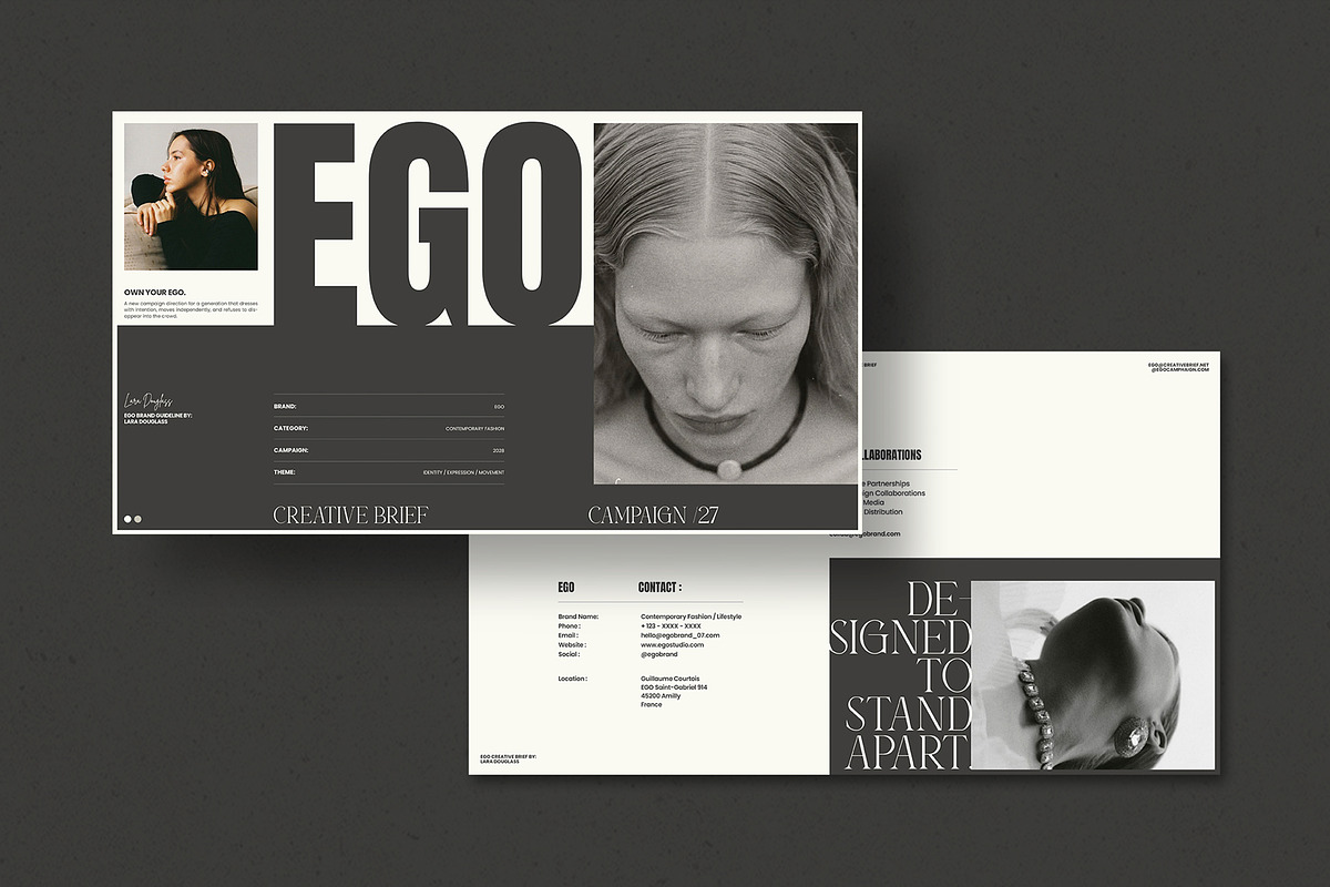 EGO Creative Brief Campaign | CANVA, a Presentation Template by evgenystudio (Photo 11 of 11)