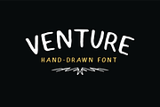 Venture - Hand-Drawn Font, a Sans Serif Font by StephenBradbury (Thumbnail 2 of 5)