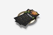 Menu Mockup, a Product Mockup by MrLetters (Thumbnail 4 of 5)