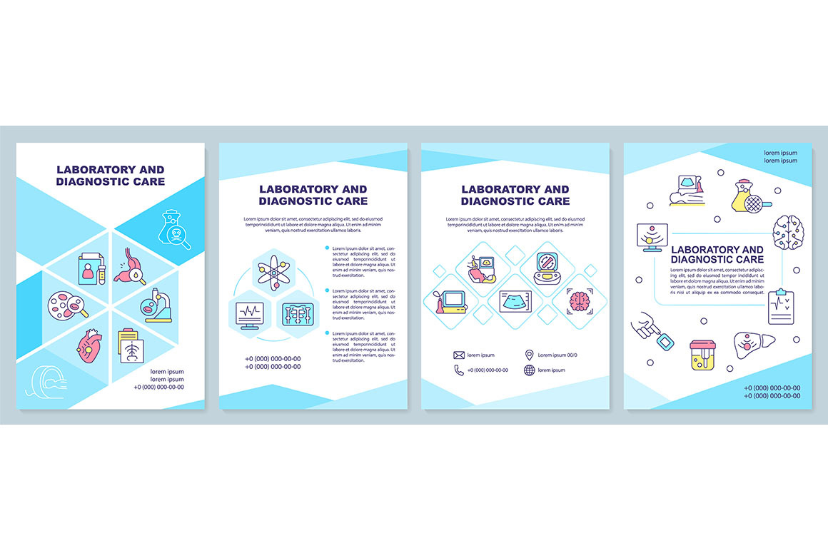 Laboratory and diagnostic care, a Brochure Template by IMG Visuals