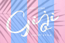 Giji | Modern Script Style Font