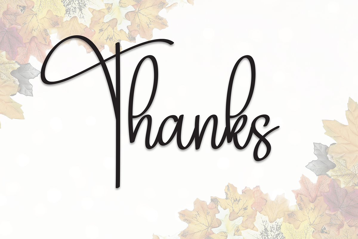 Autumn Signature | Script Font, a Handwritten Font by Scratchones (Photo 8 of 8)