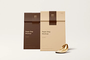 Paper Bag Mockup, a Packaging Mockup by zpackcreative (Thumbnail 1 of 4)