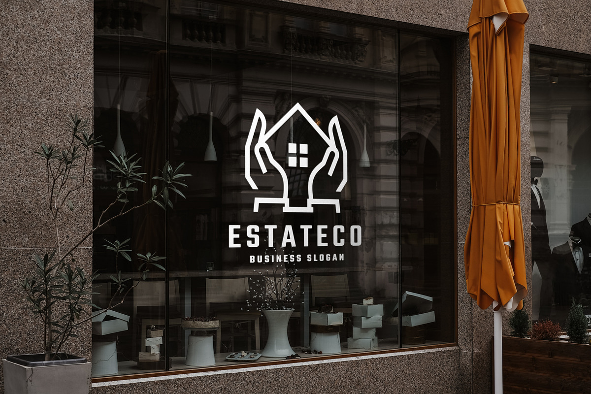 Hand Real Estate System Logo, a Branding & Logo Template by Design_Planet (Photo 1 of 5)