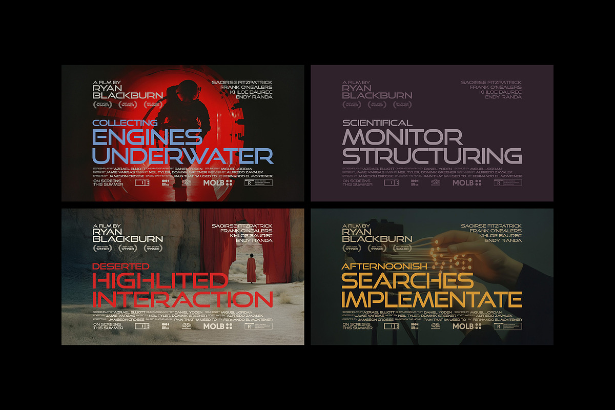Sci-Fi Movie Titles, a Design Template by pixelbuddha.net (Photo 14 of 14)