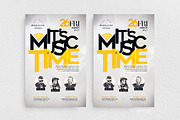 It's Music Time Flyer + Instagram, a Flyer Template by Touringxx Creative Studio (Thumbnail 1 of 3)