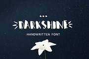 Darkshine Brush Font. Script., a Script Font by Wewhitelist (Thumbnail 1 of 6)