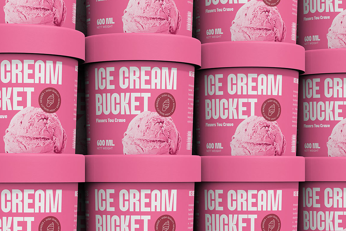 Ice Cream Mockup, a Packaging Mockup by vectorstockstudi0 (Photo 3 of 4)