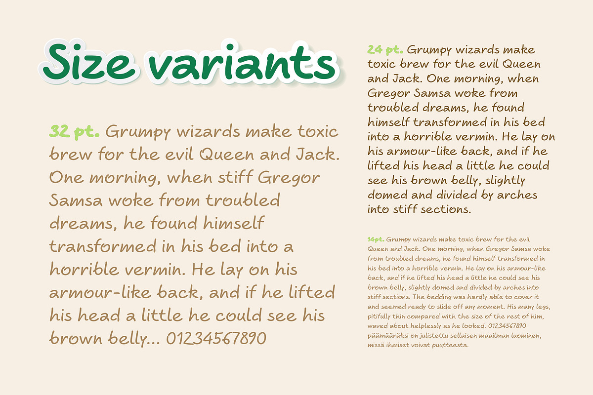 Hand drawn script font. Beaverist preview 6
