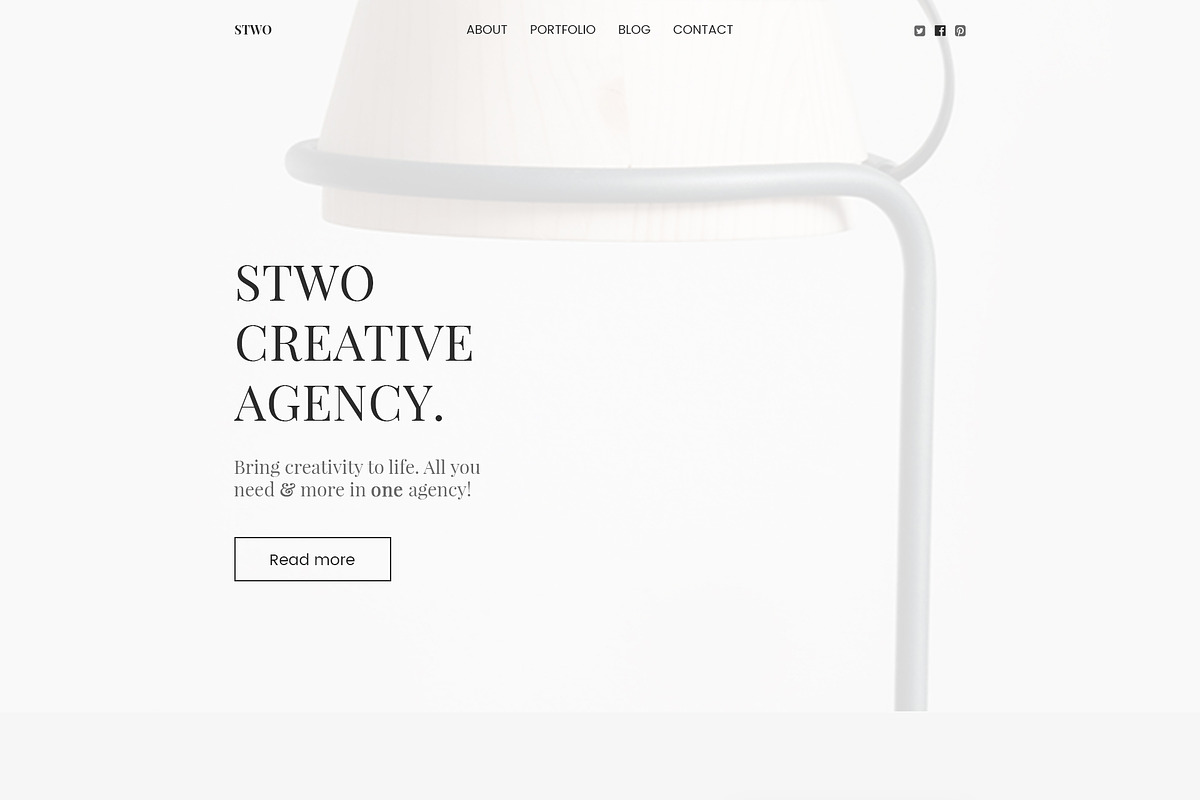 STWO-Creative Agency PSD Template, a Websites & App Template by temRam (Photo 2 of 6)