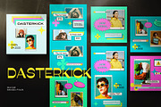 Dasterkick - Social Media Template, a Social Media Template by Dirtytemp Studio (Thumbnail 3 of 5)