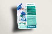 Covid Vaccine Flyer (Editable), a Flyer Template by Creativpixl (Thumbnail 2 of 5)