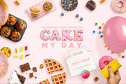 Cake My Day! The Sweetest Scene Gen., a Product Mockup by relineo.mock-ups (Thumbnail 1 of 4)