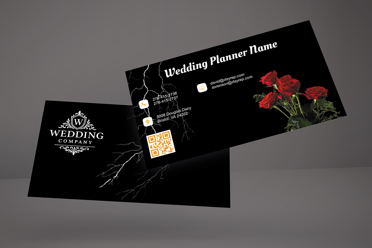 Wedding Planner Business Card PSD preview 4