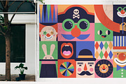 Geometrical Circus illustrations, a Decorative Illustration by Marish (Thumbnail 5 of 10)