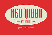 Qiropt Bold Modern Blackletter Font, a Blackletter Font by Maulana Creative (Thumbnail 5 of 7)
