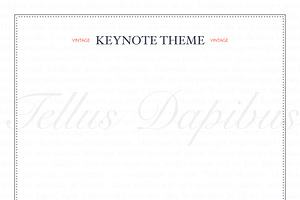 Vintage Album Keynote Template