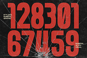 GC Vank - Strong Bold Condensed, a Sans Serif Font by Glyphonic (Thumbnail 10 of 15)