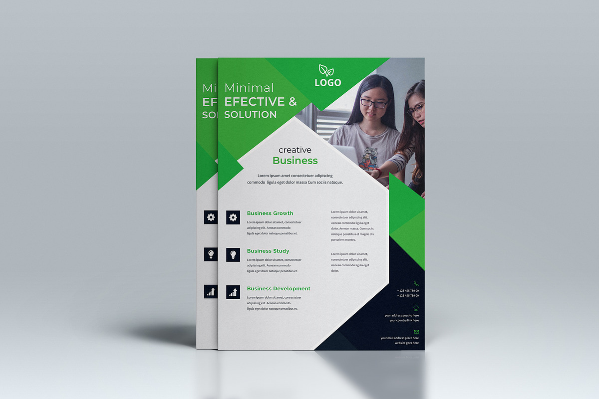 Creative Business Flyer Template, a Flyer Template by UI_Expert (Photo 3 of 3)