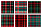 Christmas Plaid Digital Paper Pack, a Pattern Graphic by Gloria Designed It (Thumbnail 2 of 4)