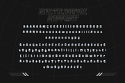 Abodin | Futuristic Font, a Font by twinstd (Thumbnail 12 of 13)