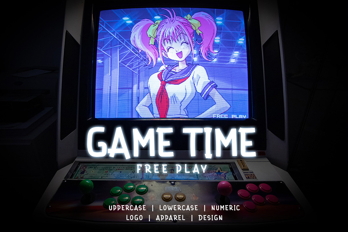 Izzul Game Display Font, a Font by yantodesign (Photo 7 of 10)