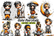 Cute Fairytale Characters Clipart, an Illustration by one-touch (Thumbnail 1 of 11)
