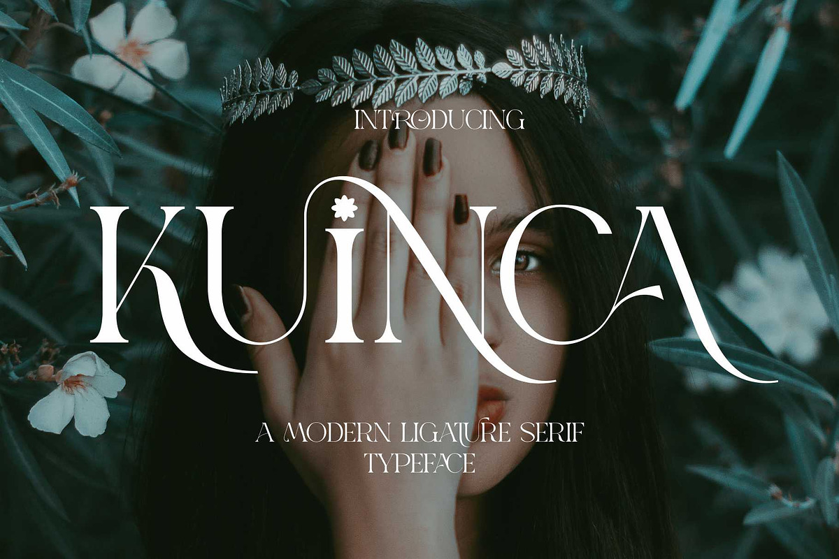 KUINCA Modern Ligature Serif, a Serif Font by Alfinart (Photo 1 of 8)