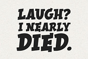 Wham! comic book cartoon font, a Slab Serif Font by Little Type Factory (Thumbnail 4 of 12)