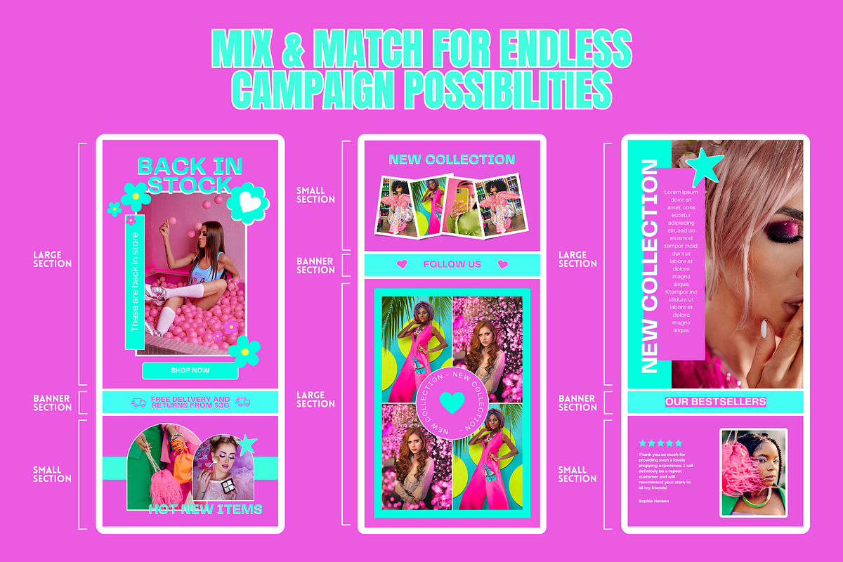 Colorful Newsletter Templates, an Email Template by SunshineStudioBoutique (Photo 7 of 8)