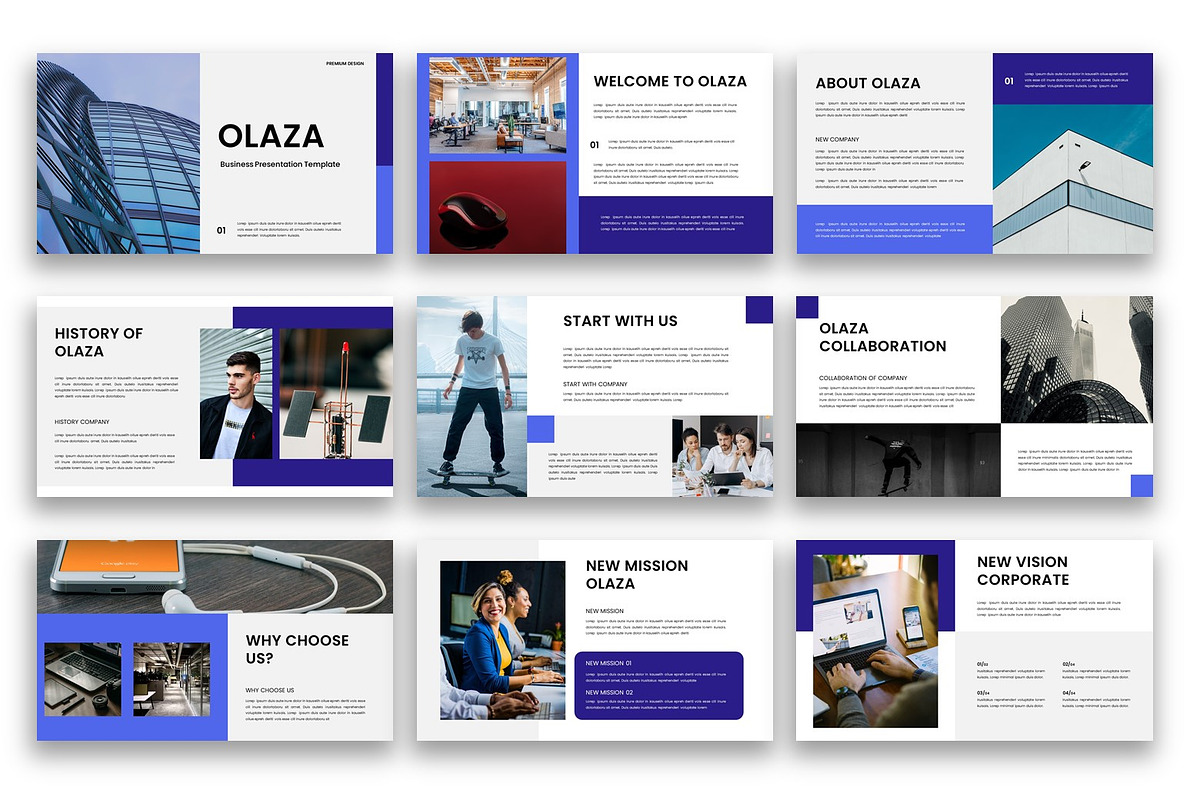 Olaza – Business PowerPoint Template, a Presentation Template by kreatifreya (Photo 5 of 5)