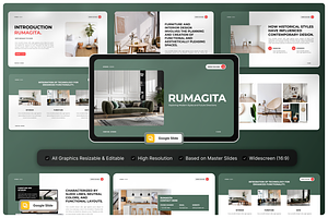 Furniture & Interior Google Slide, a Presentation Template by Annora Studio