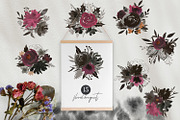 Floral Ink Hand Painted Collection, an Illustration by Kate Galunga Artstore (Thumbnail 8 of 11)