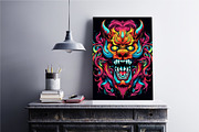 Psychedelic Grin Monster. 16 Posters, a Decorative Illustration by KENO Mascots (Thumbnail 5 of 9)