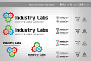 Industry Science Chemistry Logo, a Branding & Logo Template by Designoo (Thumbnail 4 of 4)
