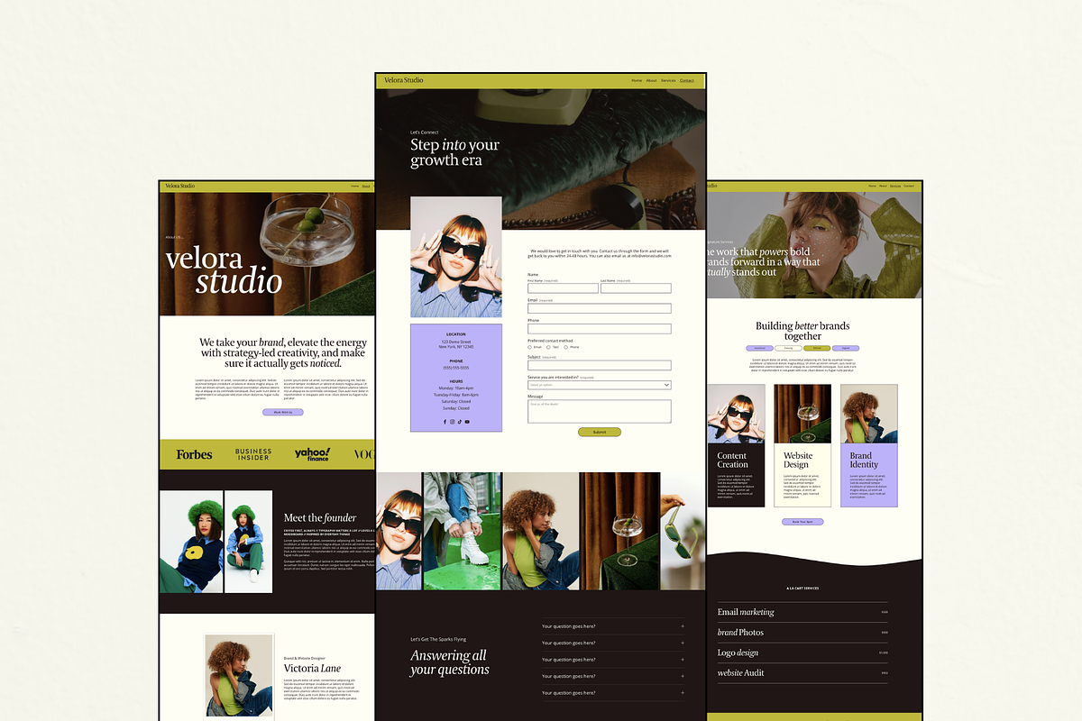 Squarespace Bold Agency Template, a Squarespace Template by Breah Designs (Photo 3 of 10)