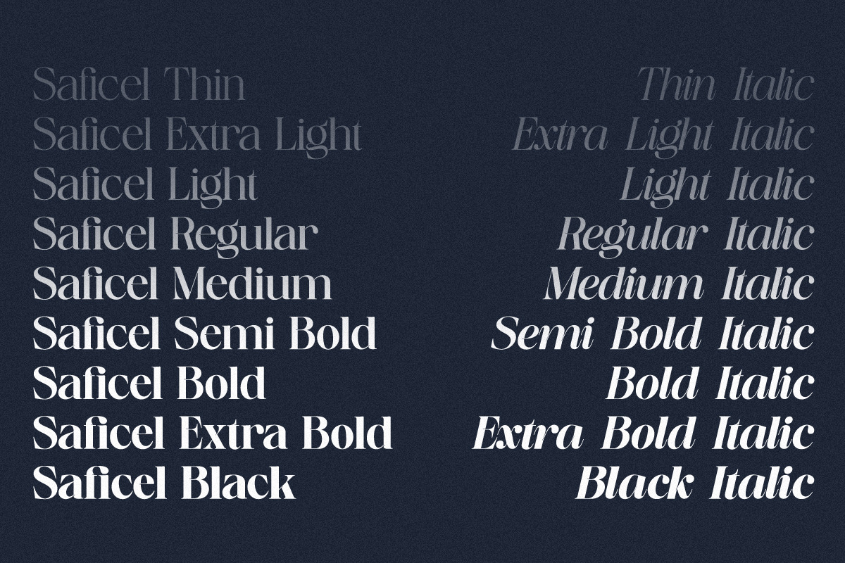 Saficel | With 18 Font, a Serif Font by Pista Mova (Photo 3 of 12)