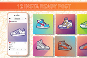 12 VECTORS SNEAKERS, an Illustration by MAX TOOLBOX (Thumbnail 8 of 8)