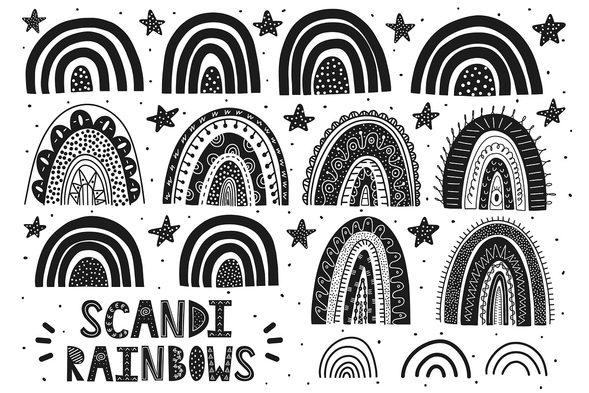 Cats and Rainbows Graphic Pack, an Animal Illustration by Gulnara Sabirova (Photo 14 of 17)