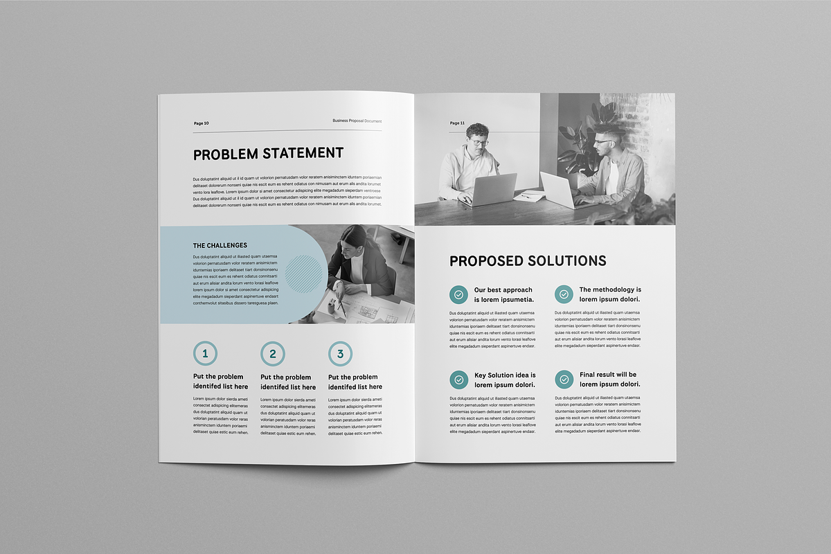 Business Proposal Template, a Brochure Template by Leaflove (Photo 5 of 10)