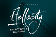 Hellocity, a Script Font by Design Dukkan (Thumbnail 1 of 17)