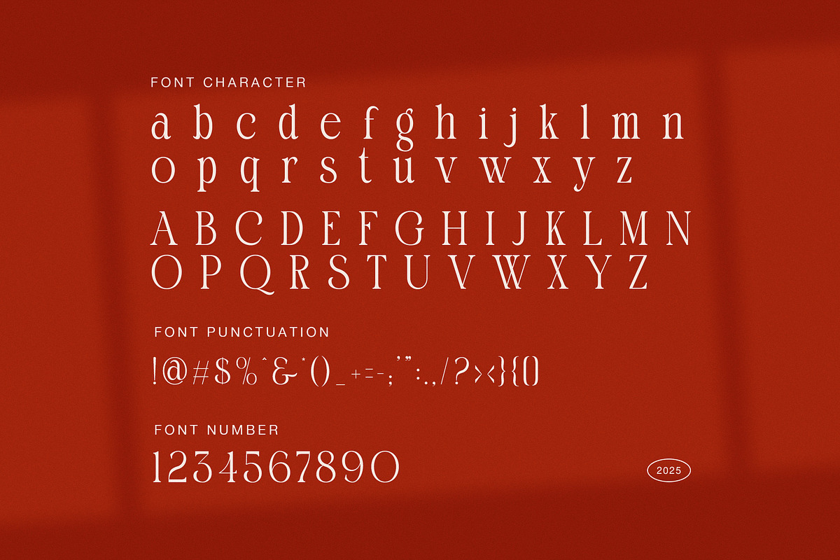 Melgin Elegant Modern Serif Font, a Serif Font by Graphicxell (Photo 7 of 8)