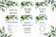 Green leaves baby shower Games, a Presentation Template by CELEBRATE LIFE (Thumbnail 3 of 7)