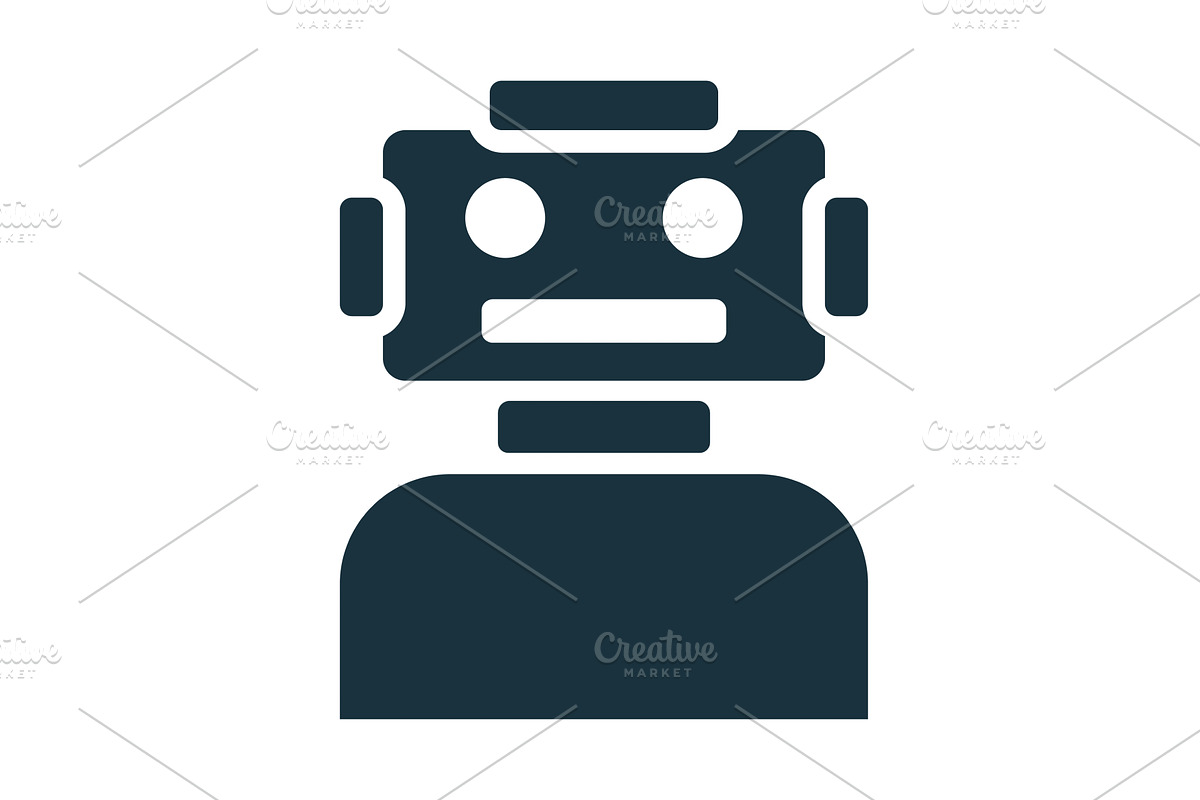 Robot showing artificial, a Technology Illustration by Aimagenarium@gmail.com