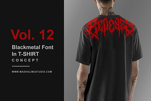 Redeyes Black Metal Font Vol. 12