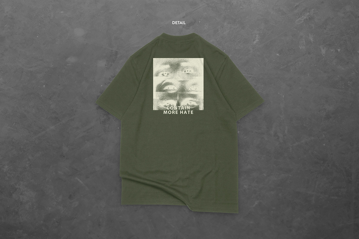 6 Realistic Back T-shirt Mockup, a Shirt Mockup by Uncentrifuged Pressure (Photo 2 of 8)